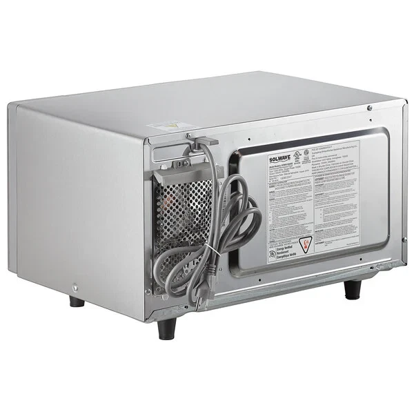 Microondas comercial de 0,9 pies cúbicos con controles de botón pulsador - 120 V, 1000 W Foto 2 de 2