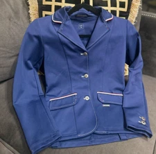 QHP Coco Junior Competition or Show Jacket - Navy