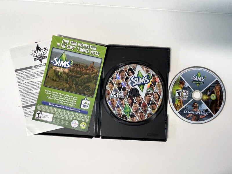 The Sims 3 Plus Supernatural - Windows WIN MAC DVD-ROM (2004