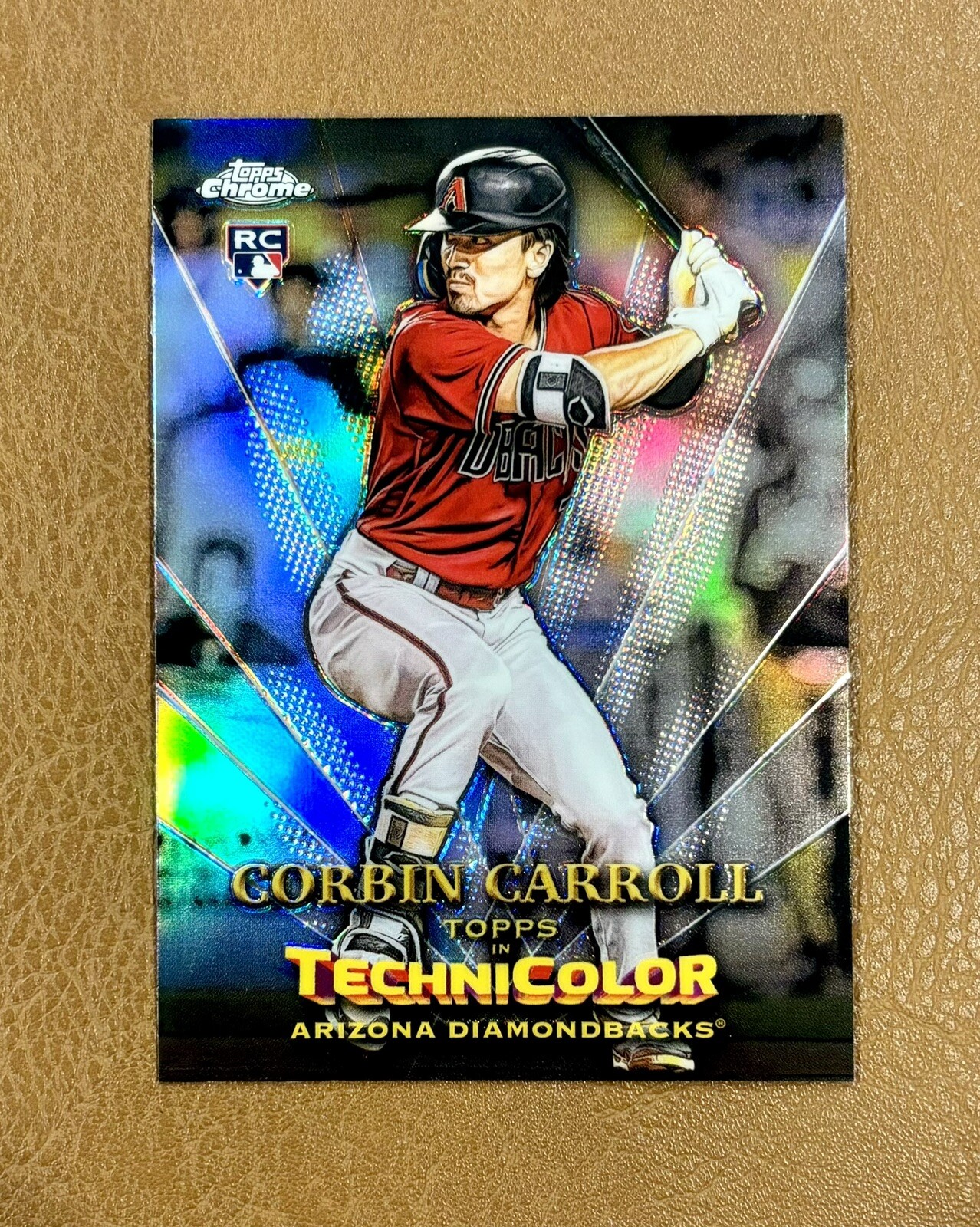 Corbin Carroll RC 2023 Topps Chrome in Technicolor Refractor #TT-9 Diamondbacks
