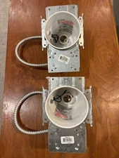 Pair of Halo H99T 4" Recessed Lighting Housing PLUS Trims