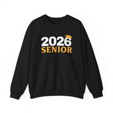Class of 2026 Sweatshirt: Graduation Crewneck Sweaters, College Seniors Gifts