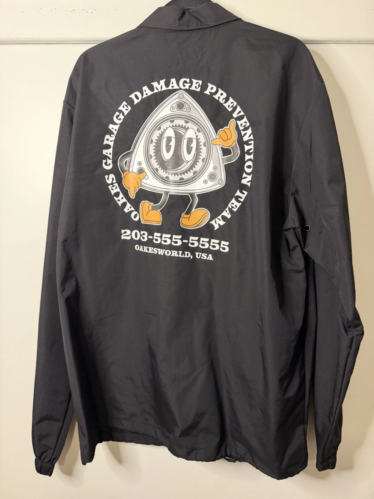 Jimmy Oakes Garage Damage Prevention Team Coach Jacket Black 2XL - product detail image 1