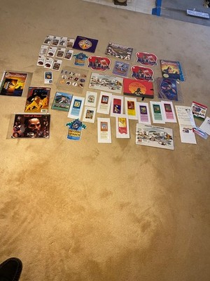 K99 Lot Commemorative Phone Cards Pogs Comics Etc. Disney Yankees Madonna Popeye