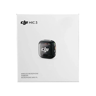 DJI Mic 3 Transmitter (Black) Mini Wireless Microphone, CP.RN