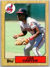 ⚾ 1987 Topps #220 Joe Carter Cleveland Indians