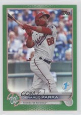 2022 Topps Series 1 1st Edition Green 12/150 Gerardo Parra #220 02u3