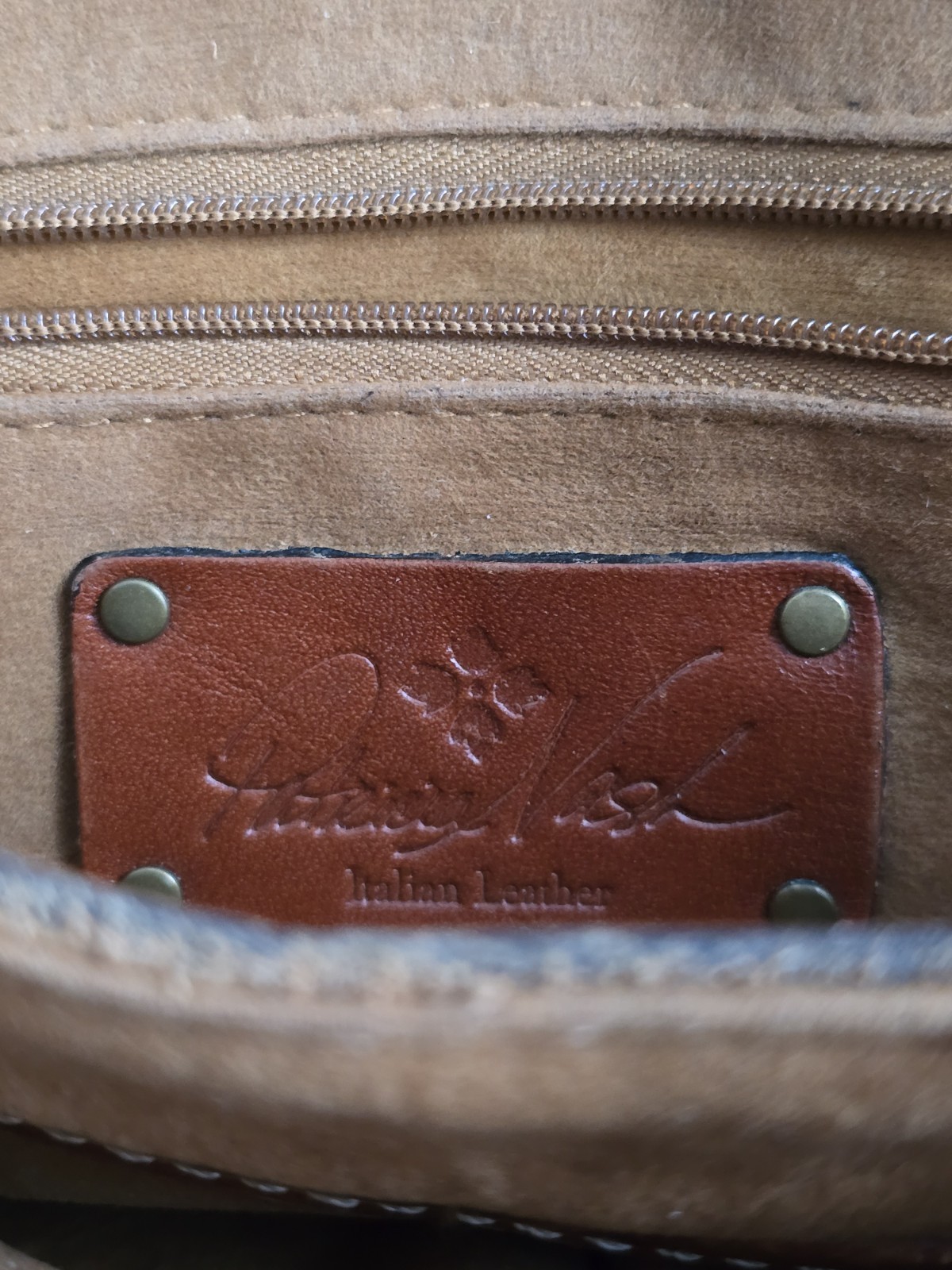 patricia nash italian leather crossbody purse - image 8