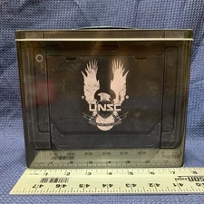 2015 Loot Crate Exclusive Halo 5 Guardians UNSC Ammo Crate Tin Lunch Box