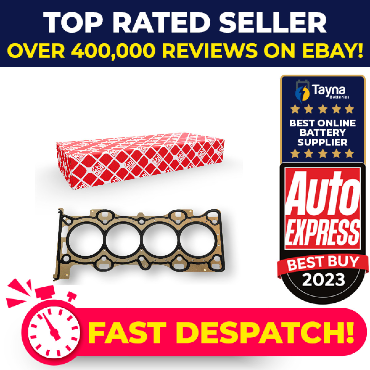 Cylinder Head Gasket fits MAZDA 3 BK, BL 2.0 03 to 14 L3G210271A Febi Quality