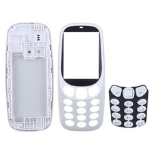 Full Assembly Housing Cover with Keyboard for Nokia 3310, For 3310(Grey), For No