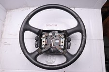 Hard To Find 98-02 Escalade Yukon Black Ebony Leather Steering Wheel Radiobtn