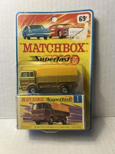 Matchbox Series Superfast No. 1 Mercedes Truck Lesney Product Made In England