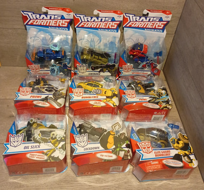 Transformers Animated Deluxe Figur Neu im Karton Neu versiegelt - Wählen Sie Ihren Favoriten