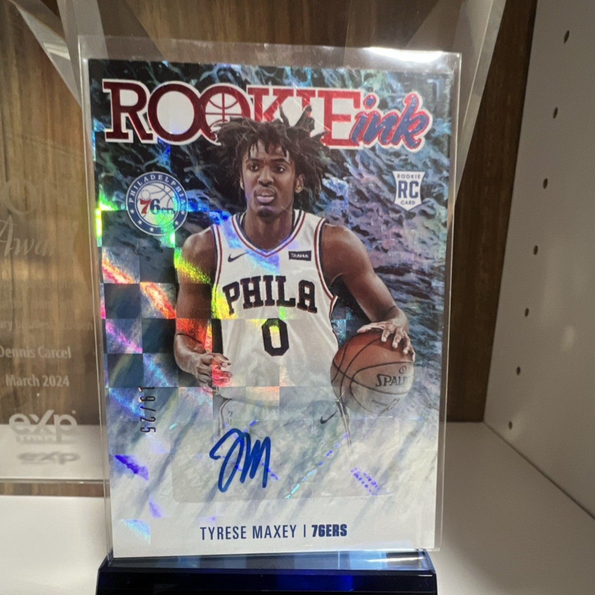 Tyrese Maxey Rookie Ink RI-TMA Auto 19/25 Mint condition | eBay