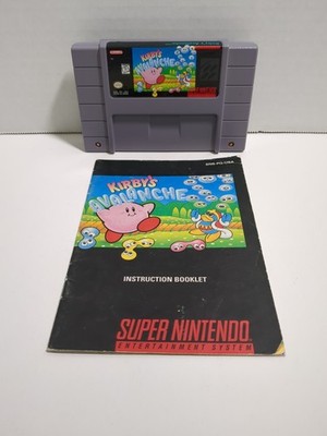 Kirby's Avalanche (Super Nintendo Entertainment System, 1995) w/Manual, Tested
