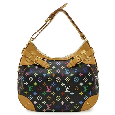 Louis Vuitton M40196 Monogram Shoulder Bag Semi One Noir Black r0_0327