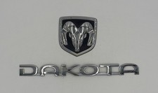2005 - 2010 Dodge Dakota Rear Tail Gate Emblem Logo Badge Nameplate Broken