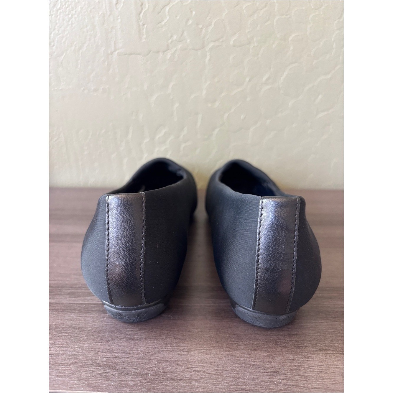 Vionic 386 Powell Black Demi Wedge Slip On Flat Size 8 NWT image 6