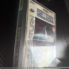 Shellshock (Sega Saturn, 1995) Cib Manual Damage Case Wear Great Disc