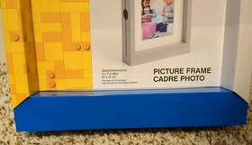 LEGO 5x7 Blue Lego Block Picture Frame which Is Stackable! #4113 New & Sealed!