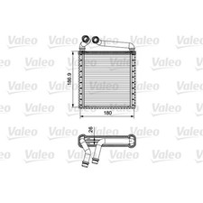 VALEO WÄRMETAUSCHER HEIZUNGSKÜHLER passend für SKODA OCTAVIA SUPERB YETI VW CC