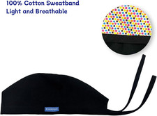 Scrub Cap for Women  Men - Breathable Surgical Hat with No-Slip Design, Ligh...