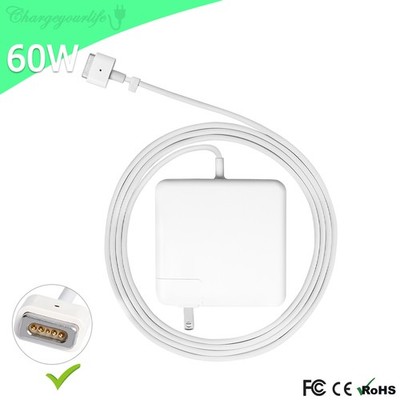 16.5V 3.65A 60W AC Adapter Laptop Charger For Apple Macbook Pro 13'' A1181 A1278