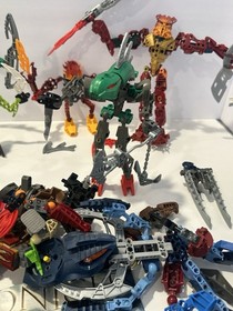 LEGO Bionicle Lot Visorsak Boggarak Rahkshi Piraka Vezok & Parts Manual