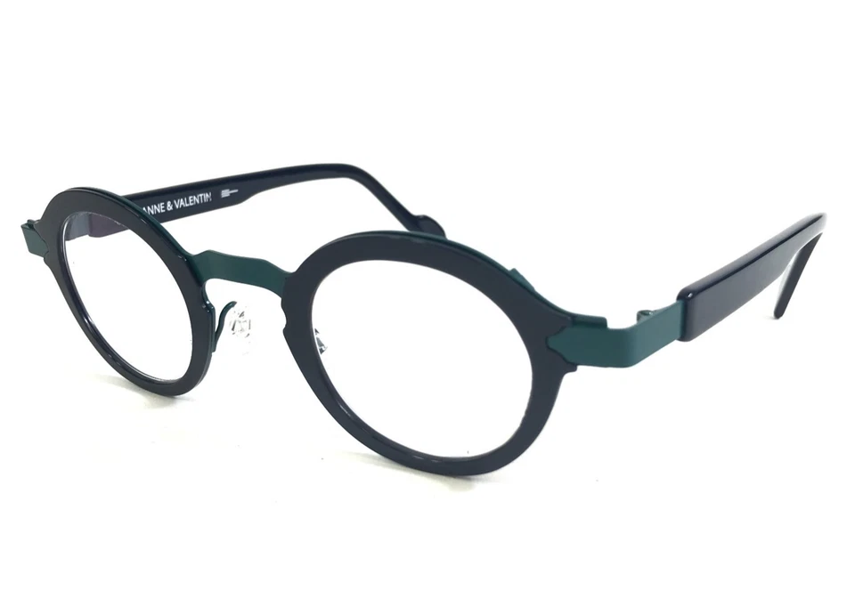 Anne & Valentin 眼镜框 ELLROY 8C04 海军蓝 绿松石 38-28-135 — 第 4/4 张图片