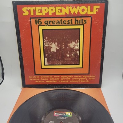 STEPPENWOLF 16 Greatest Hits LP Vinyl Record ''Born To Be Wild'' MCA Album VG