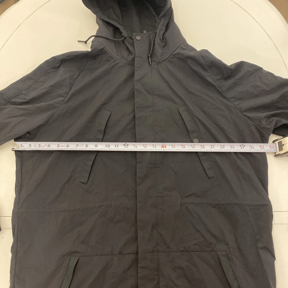 Nike F.C. Chaqueta cortavientos para hombre 2XL negra con capucha impermeable abrigo de lluvia Foto 4 de 4