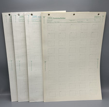 IBM Flowcharting Worksheet Form GX20-8021-2 U/M 050 Tablets Over 150 Sheets