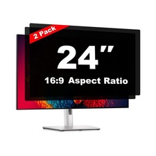 24 Inch Computer Privacy Screen Shield 2 Pack for 16:9 Widescreen Desktop M...