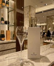 Veuve Clicquot Crystal Champagne Glass Flute  Boxed