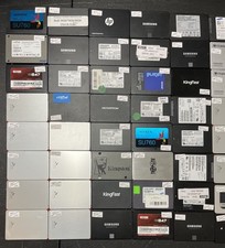 LOT OF 61 Mixed Brands & Model 256GB 2.5" SATA SSD Drive - TESTED AND WIPED!