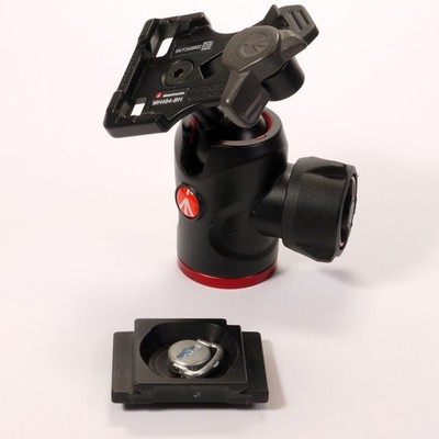 Manfrotto MH494-BH Kugelkopf MINI mit Platte 200PL-PRO Stativkopf GUT