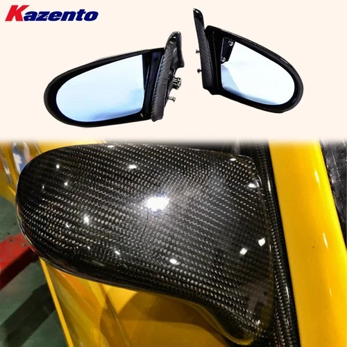 Mirror Cover Replacement Carbon SPN Style For Honda Civic EK 96-00 Hatchback