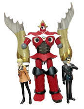 Anime Collector Big O Big Duo Anime Figure 9" Bandai with Roger Smith Rare Loose