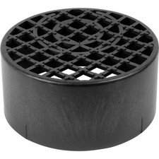 Round Gully Grid 158MM  - Black
