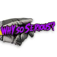 1pc Why So Serious Custom 3d Car Emblem Multicolor Acrylic Car Badge Decal