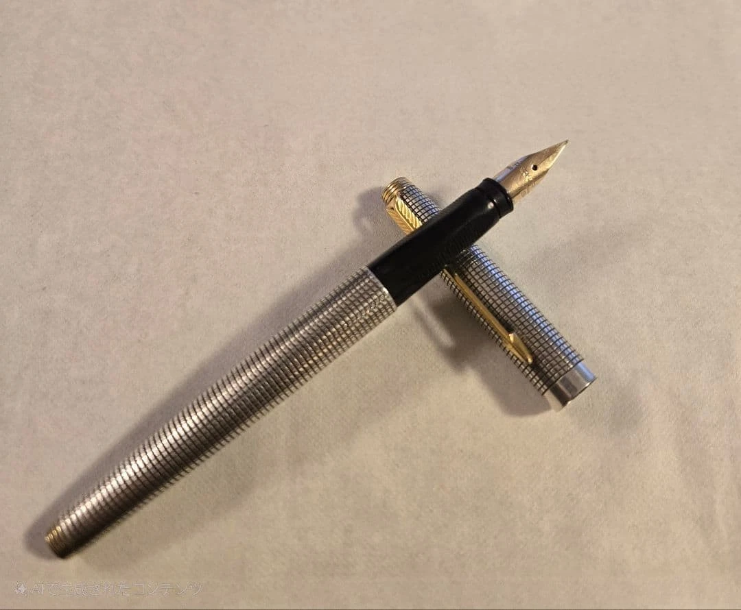 Parker Gold, 14K Nib Sterling Silver Collectible Fountain Pens for