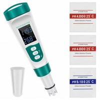 E46C 5In1 Wassertester Ph TDS EC Salz Temperatur Pool Aquarium Trinkwasser Teste