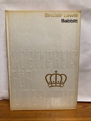 Nobelpreis für Literatur 1930 Sinclair Lewis Babbitt