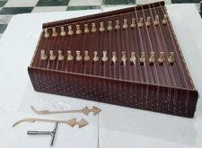 PROFESSIONAL SANTOOR INDIAN CLASSICAL MUSICAL STRING INSTRUMENT 93 STRINGS