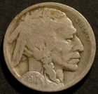 1917 D Buffalo Nickel Semi-Key Date Restored Five Cent 5c Coin E243