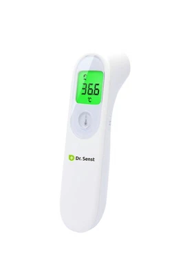 Dr. Senst Infrarot Fieberthermometer 2 in 1 Thermometer KF-HW-005 Kontaktlos LCD