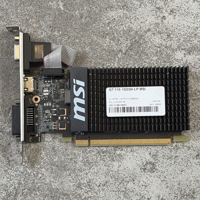 MSI NVIDIA GeForce GT 710 1GB DDR3 LP Low Profile Graphics Card HDMI DVI VGA (6)