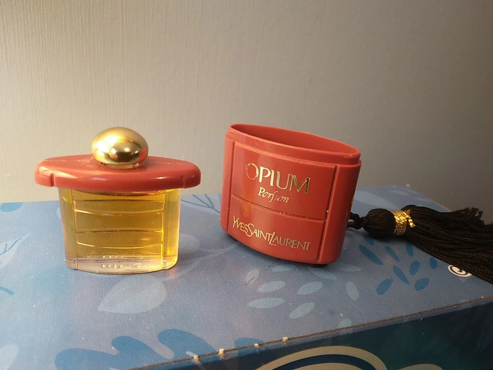 Borla MINIATURA perfume opio vintage OPIUM Yves Saint Laurent 3,5 ml Foto 2 de 4