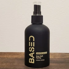 Based Sea Salt Spray Santal Sandalwood 6.8 oz Spray Hair Texture Light Hold